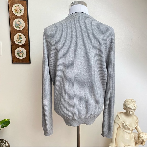 Jos A Bank Silk Blend Ribbed Cardigan - Picture 6 of 11